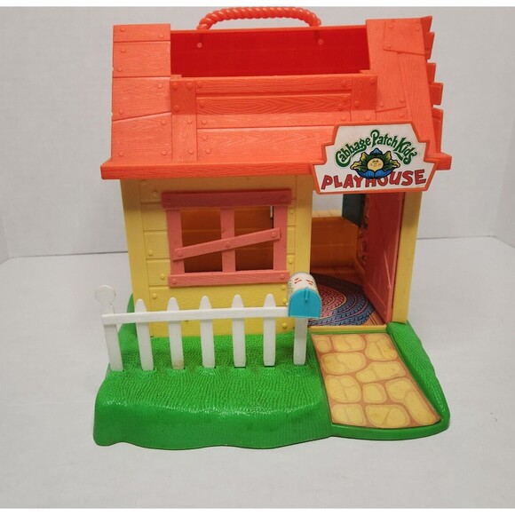 Cabbage Patch Kids 1985 Play House Set W Box Dolls Figures Car Accessories Vinta - Picture 9 of 16